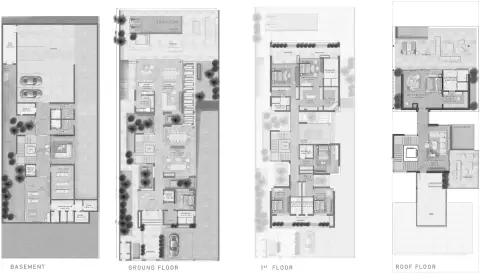 Plattegrond van 7 slaapkamers in Utopia