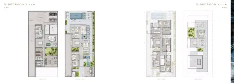 Plattegrond van 5 slaapkamers in Utopia