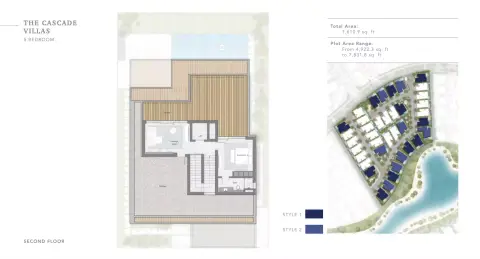 Plattegrond van 5 slaapkamers in The Lakeshore Villas