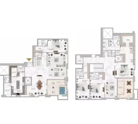 Plattegrond van 4 slaapkamers in Aeternitas
