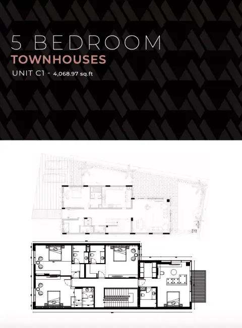 Plattegrond van 5 slaapkamers in Maya Luxury Collection