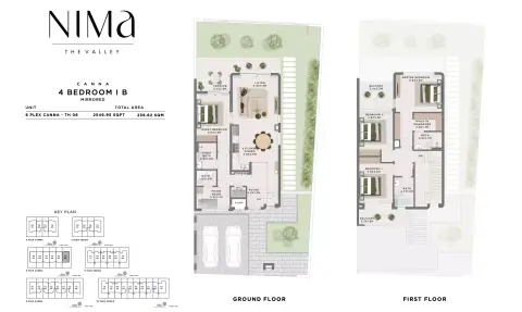 Plattegrond van 4 slaapkamers in Nima The Valley