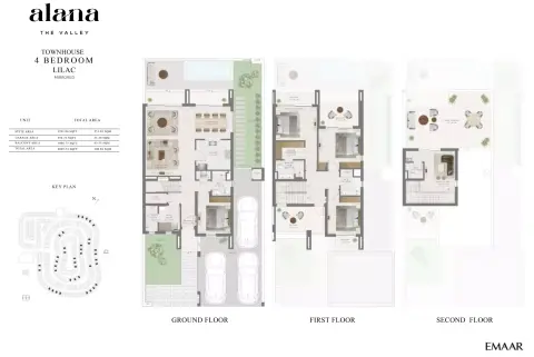 Plattegrond van 4 slaapkamers in Alana at The Valley