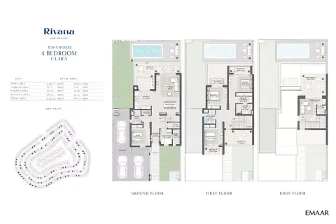 Plattegrond van 4 slaapkamers in Rivana The Valley
