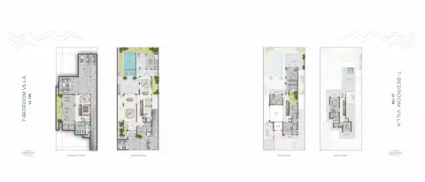 Plattegrond van 7 slaapkamers in Morocco By Damac