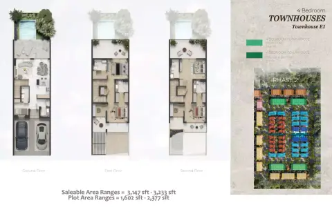 Plattegrond van 4 slaapkamers in Green Wood Royal