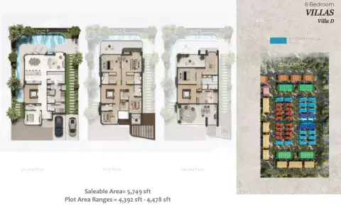 Plattegrond van 6 slaapkamers in Green Wood Royal