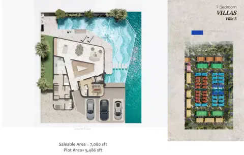 Plattegrond van 7 slaapkamers in Green Wood Royal