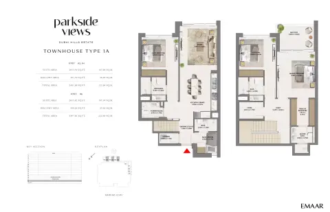 Plattegrond van 3 slaapkamers in Parkside Views