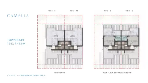 Plattegrond van 3 slaapkamers in Camelia