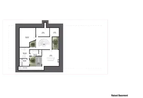 Plattegrond van 6 slaapkamers in Zuha Island Villas