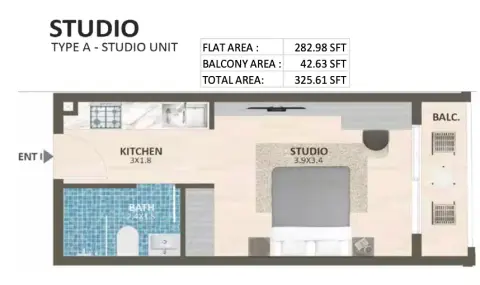 Plattegrond van Studio in Time Phase 2