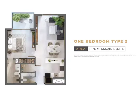 Plattegrond van 1 slaapkamer in Levanto By Oro24
