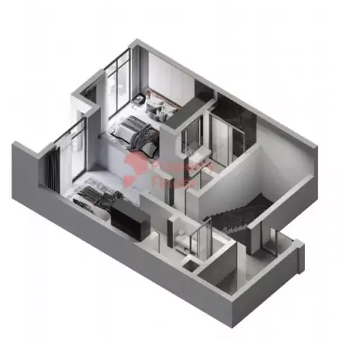 Plattegrond van 3 slaapkamers in Rukan Residence