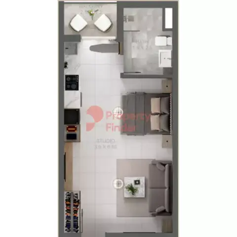 Plattegrond van Studio in Torino