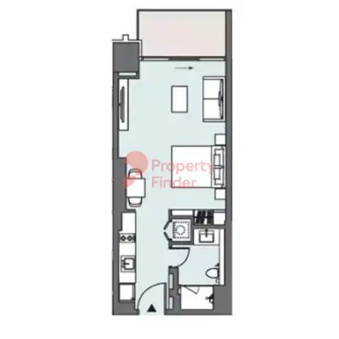 Plattegrond van Studio in Peninsula Five