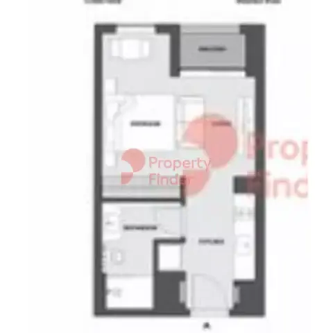 Plattegrond van Studio in 15 Northside