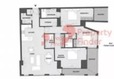 Plattegrond van 3 slaapkamers in 15 Northside