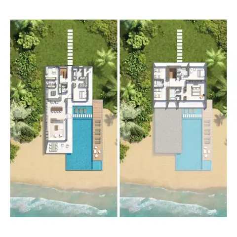 Plattegrond van 4 slaapkamers in Germany Island