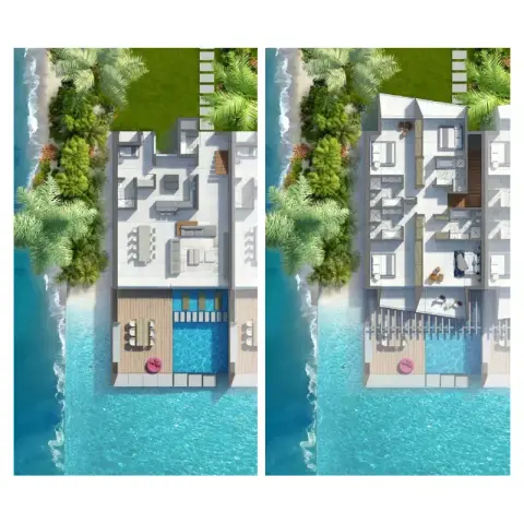 Plattegrond van 5 slaapkamers in Germany Island