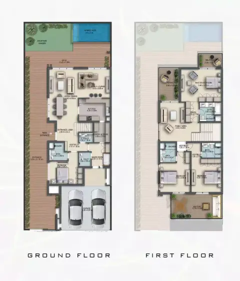 Plattegrond van 4 slaapkamers in Paradise Hills