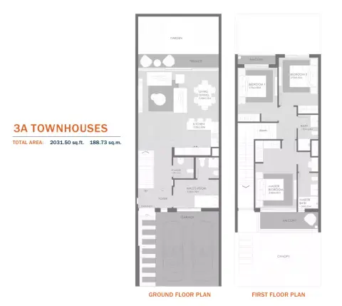 Plattegrond van 3 slaapkamers in Mag Eye