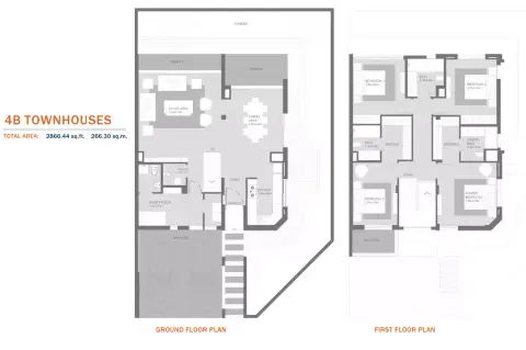 Plattegrond van 4 slaapkamers in Mag Eye