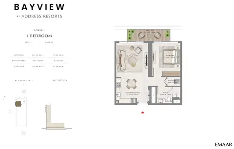 Bayview Tower 2 by Address Resorts in Emaar Beachfront, Dubai, foto 3