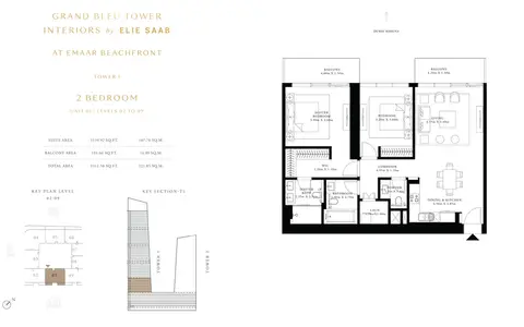 Elie Saab Tower in Emaar Beachfront, Dubai, foto 5