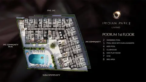 Ir1dian Park 2 at JVC in Jumeirah Village Circle, Dubai, foto 3