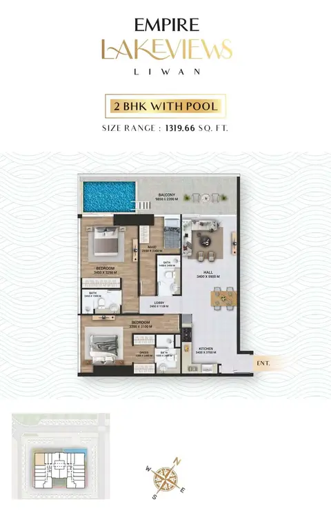 Empire Lakeviews in Dubai Land, Dubai, foto 5