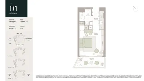 Elm Park Five by Deyaar in Dubai Production City (IMPZ), Dubai, foto 3