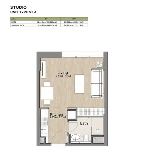 Liva Apartments in Town Square, Dubai, foto 3