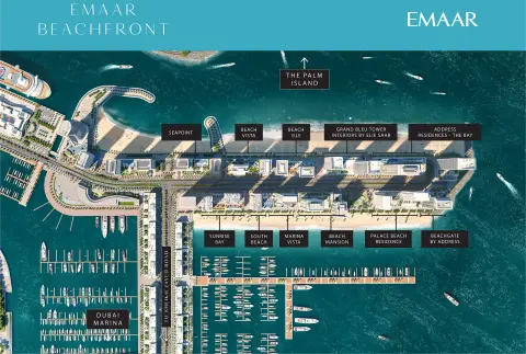 Seapoint Emaar Beachfront in Emaar Beachfront, Dubai, foto 2