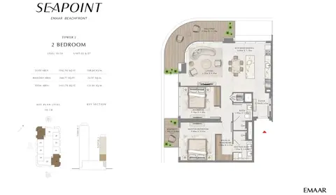 Seapoint Emaar Beachfront in Emaar Beachfront, Dubai, foto 4