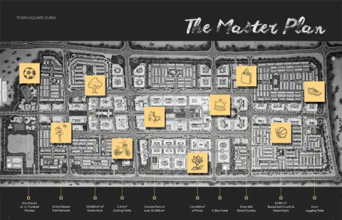 Noor Townhouses in Town Square, Dubai, foto 2