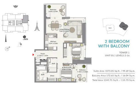 Creek Rise Apartments in Dubai Creek Harbour (The Lagoons), Dubai, foto 4