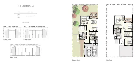 Plattegrond van 4 slaapkamers in The Grand