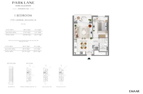 Emaar Park Lane Interiors by VIDA in Dubai Hills Estate, Dubai, foto 3