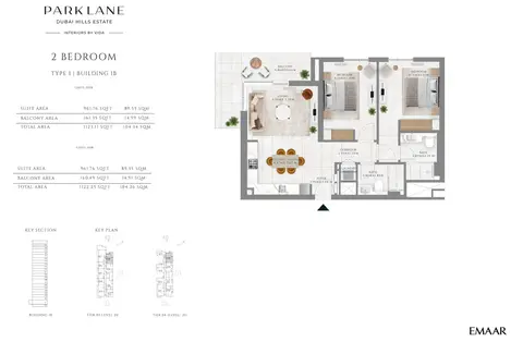 Emaar Park Lane Interiors by VIDA in Dubai Hills Estate, Dubai, foto 4