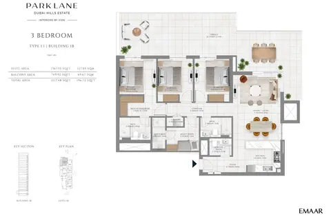 Emaar Park Lane Interiors by VIDA in Dubai Hills Estate, Dubai, foto 5