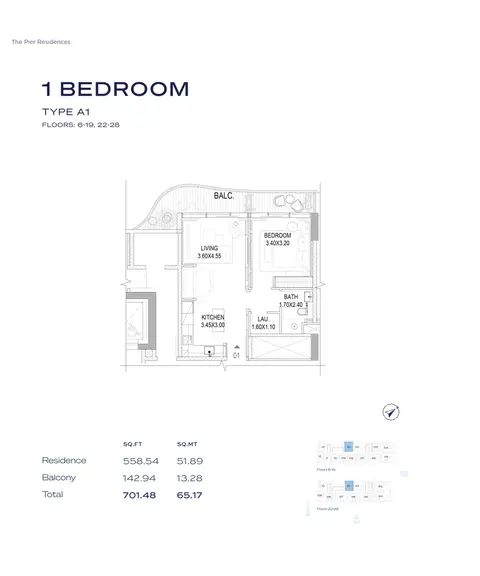 The Pier Residence in Maritime City, Dubai, foto 3