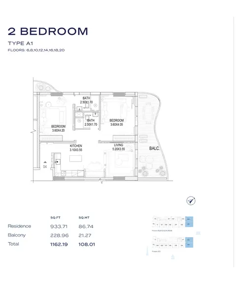 The Pier Residence in Maritime City, Dubai, foto 4