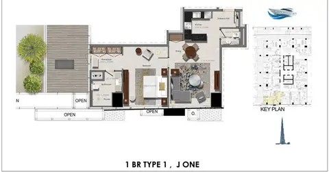 J One Tower in Business Bay, Dubai, foto 4