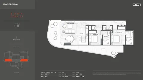 DG1 Living Tower in Business Bay, Dubai, foto 5