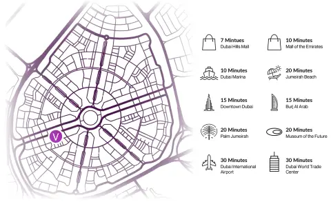Violet Tower at JVC in Jumeirah Village Circle, Dubai, foto 2