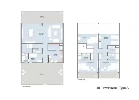Plattegrond van 5 slaapkamers in Rukan Lofts Phase 3