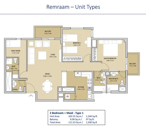 Remraam Apartments in Dubai Land, Dubai, foto 5
