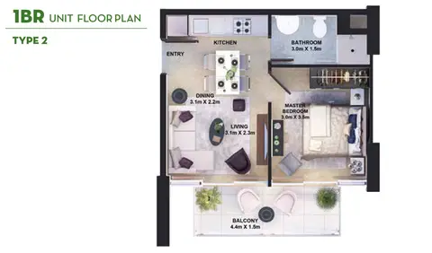 Golf Vita Apartments in Damac Hills, Dubai, foto 3