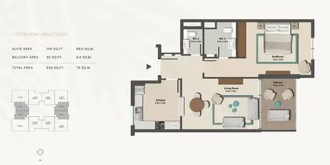 Cresswell Residences at Dubai South in Dubai South (Dubai World Central), Dubai, foto 3
